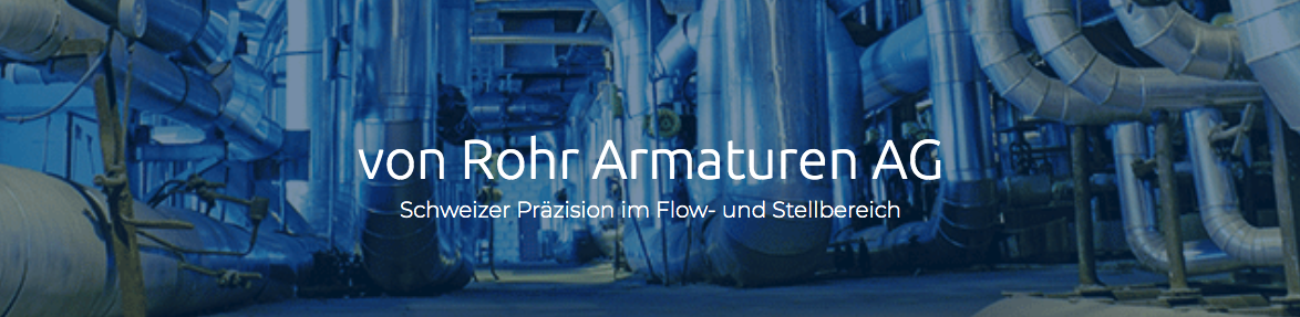Sterile control valves I von Rohr Armaturen AG